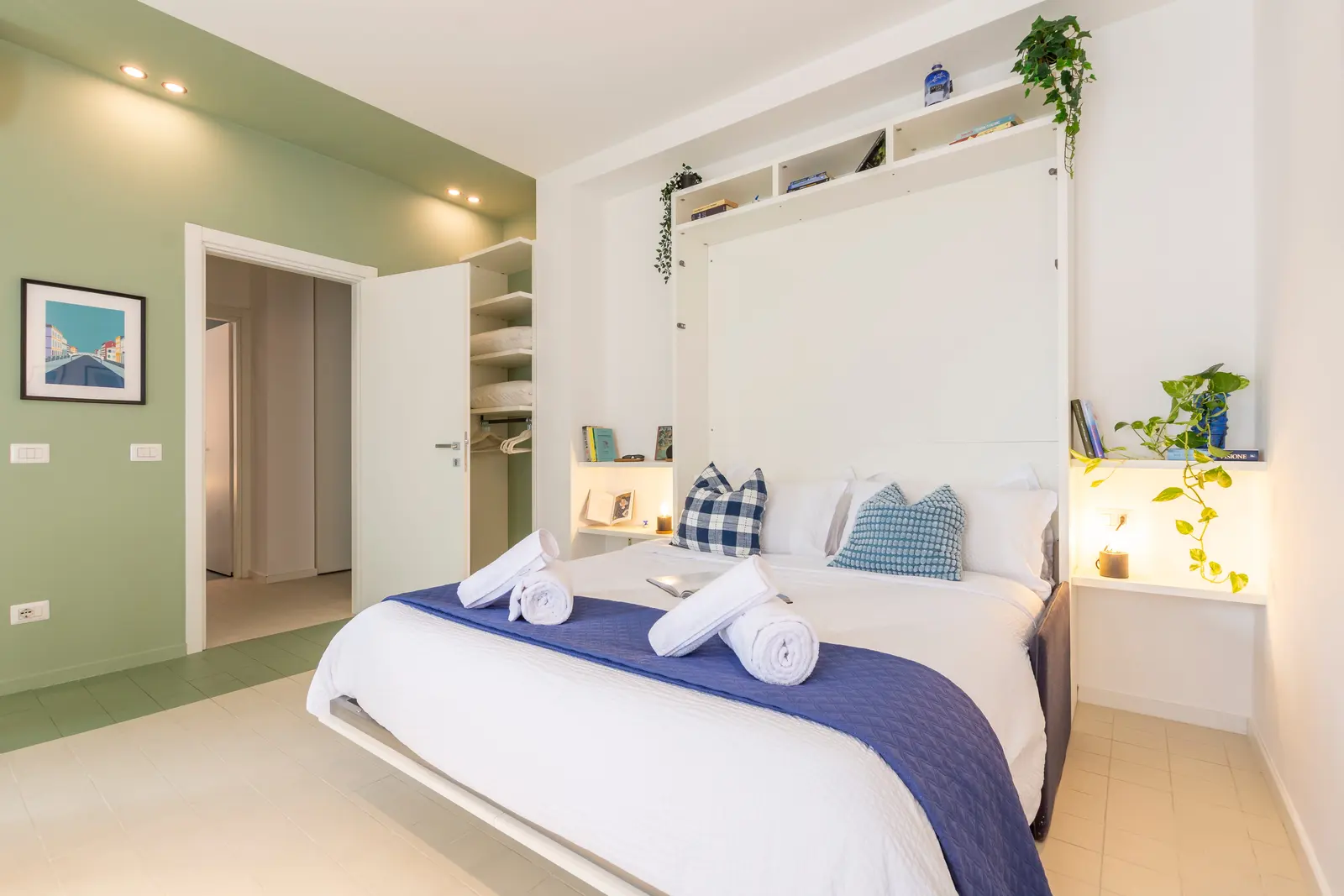 Interno di Blue Flat